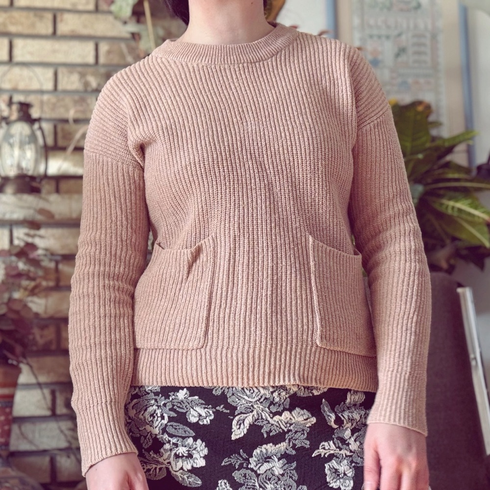 Madewell Patch Pocket Pullover Sweater
